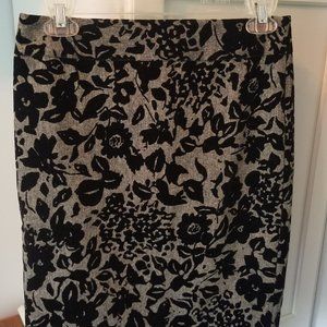 Ann Taylor Floral Pencil Skirt